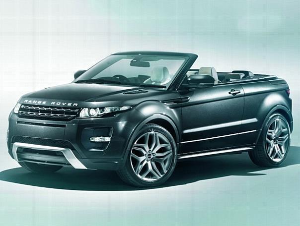 Cabrio-Studie des Range Rover Evoque debütiert auf dem Genfer Auto-Salon 2012